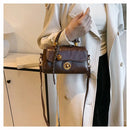 Outono inverno bolsa crossbody feminina commuter bolsa elegante retro pequeno quadrado saco versátil multi-funcional ombro único s