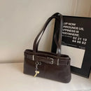 Casual sólido compartimento interior sacos de ombro sacos de ombro grande capacidade venda quente sacos para mulheres zíper pu bolsas femininas