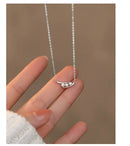 925 prata esterlina luz francesa luxo vintage geométrico pérola pingente colar para mulheres festa jóias acessórios