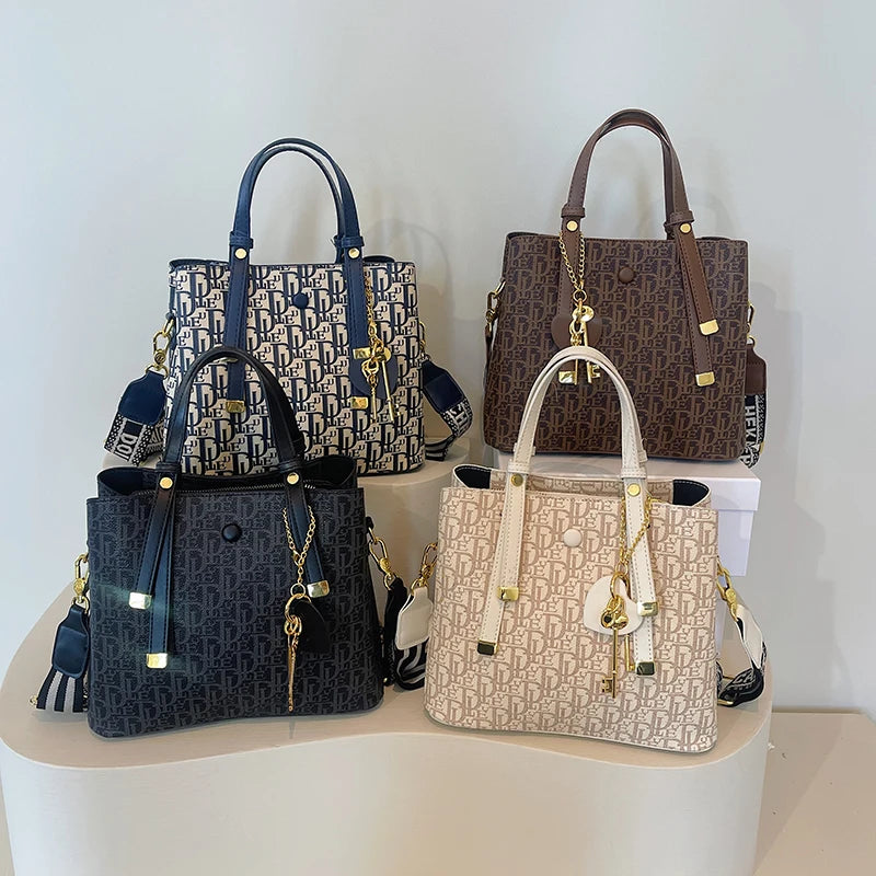 Bolsa tote de couro minimalista de luxo para mulheres design inspirado no vintage bolsa mensageiro elegante bolsa de ombro com zíper