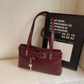 Casual sólido compartimento interior sacos de ombro sacos de ombro grande capacidade venda quente sacos para mulheres zíper pu bolsas femininas