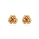 Brinco De Ouro 18 Rosa Bicolor