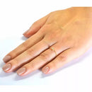 Anel De Ouro 18k Solitário Marie Com Zircônia