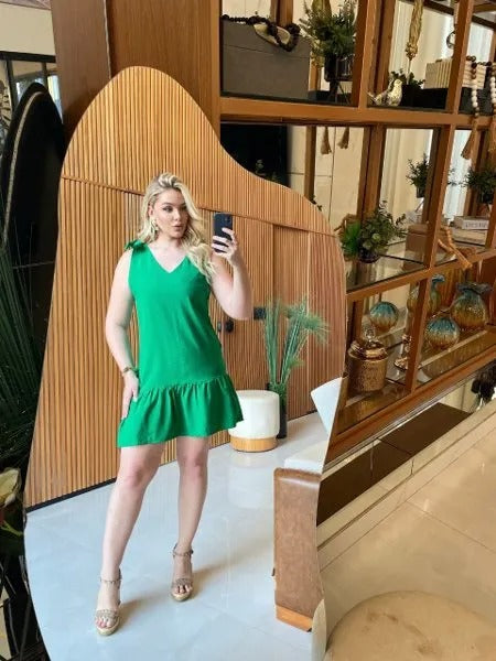 Vestido Curto Evasê