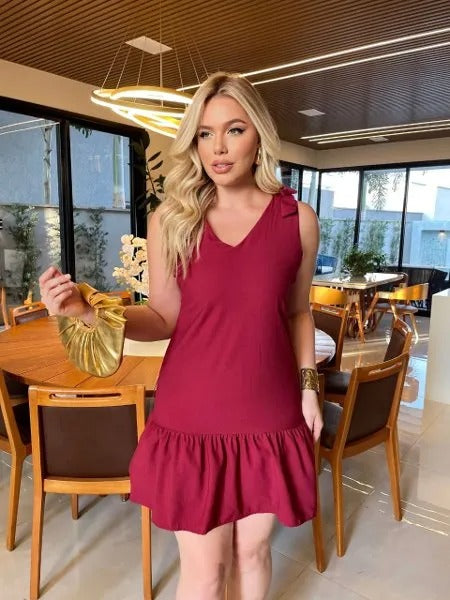 Vestido Curto Evasê