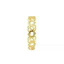 Anel de Ouro 18k Cheio de Amor